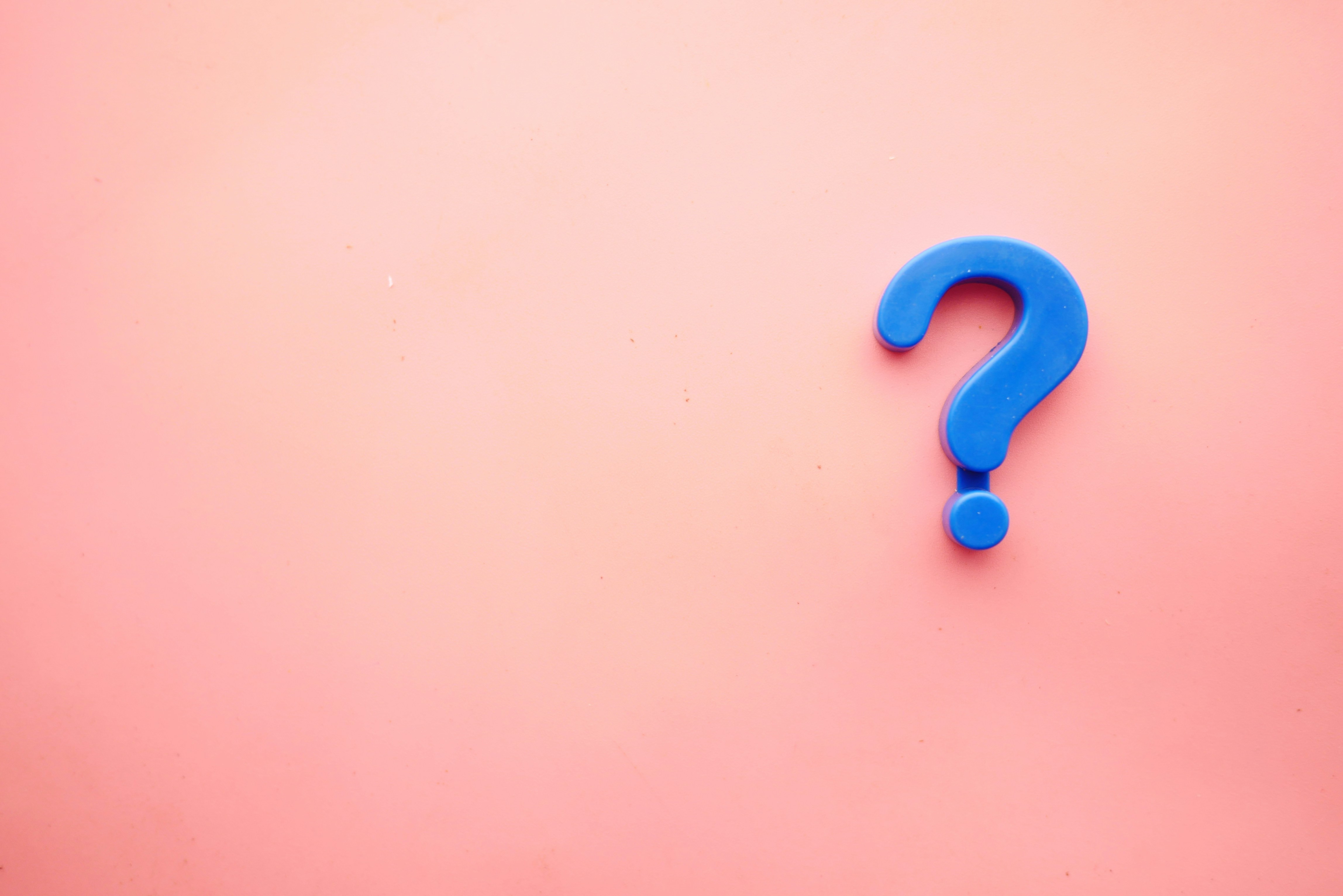 A question mark representing a troubleshooting topic